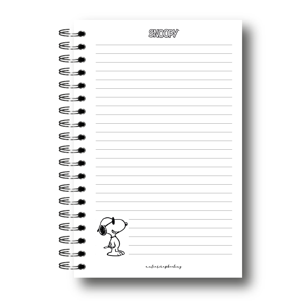 Libreta Snoopy