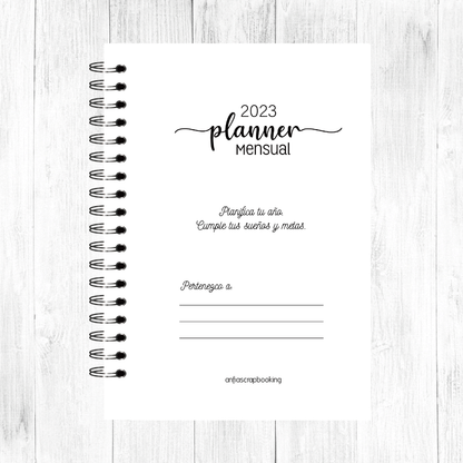 Libreta Planner Mensual