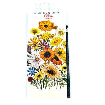 Libreta con Flores