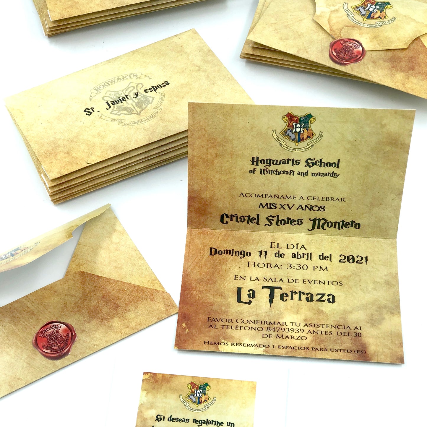 Invitación Harry Potter