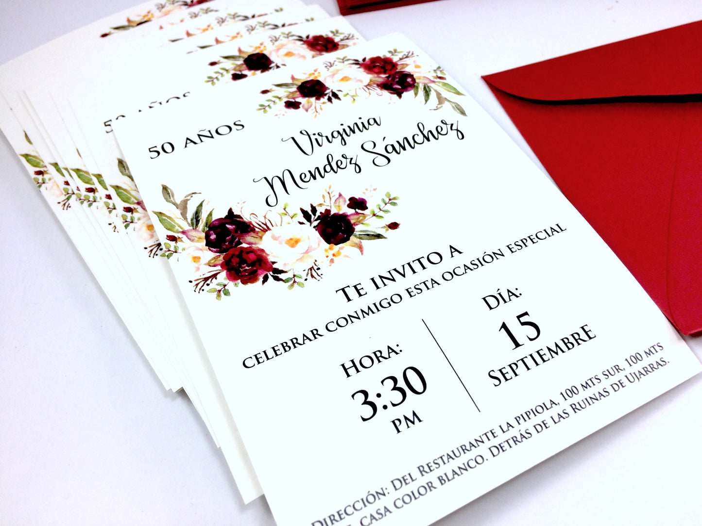 Invitación Floreal