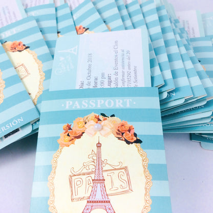 Invitación Viaje a París