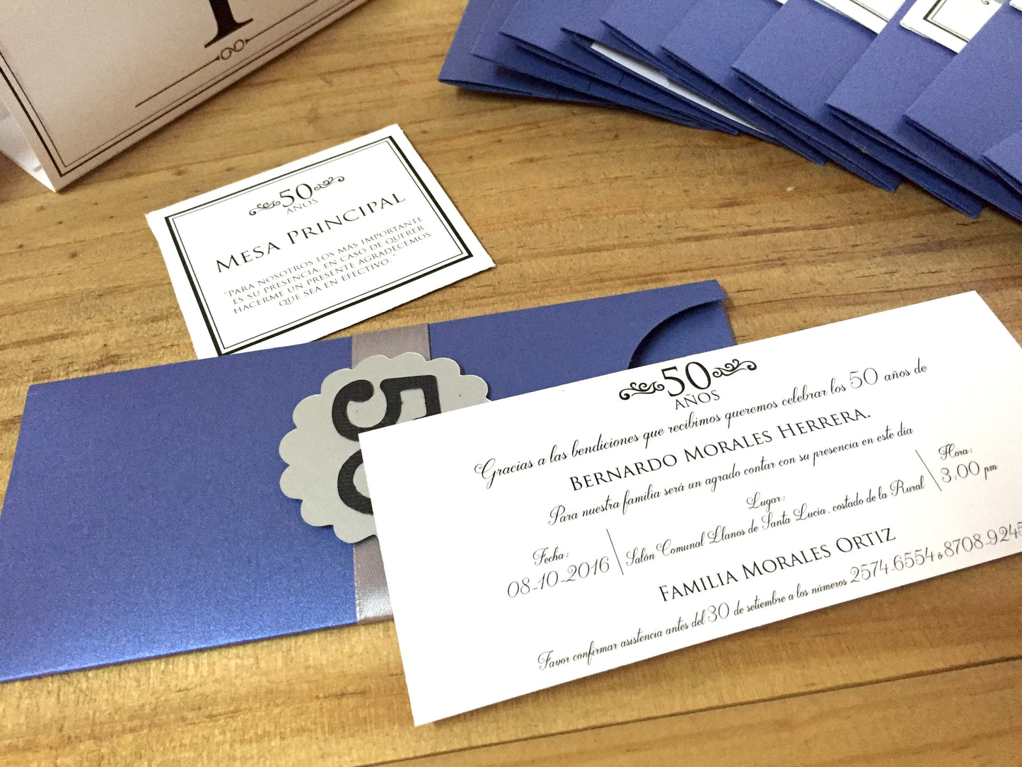 Invitación 50 años - Elegante